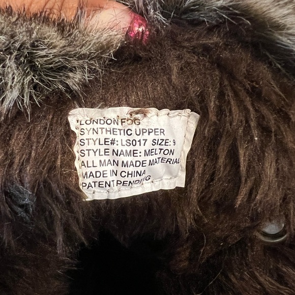 London Fog Faux Fur lined winter boots, size 9 - Picture 5 of 11